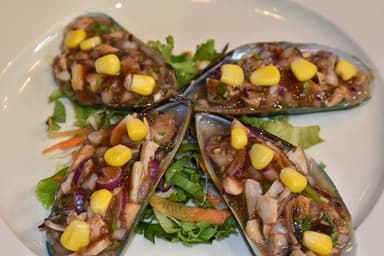 Mejillones en Sangrita
