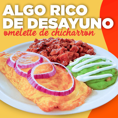Omelette con Chicharrón