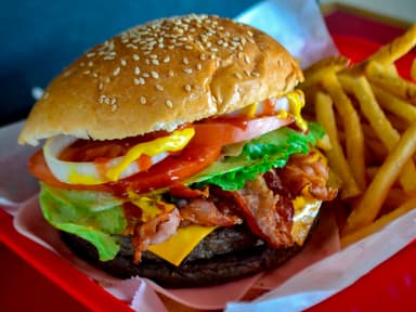 Hamburguesa Doble Especial + Papas