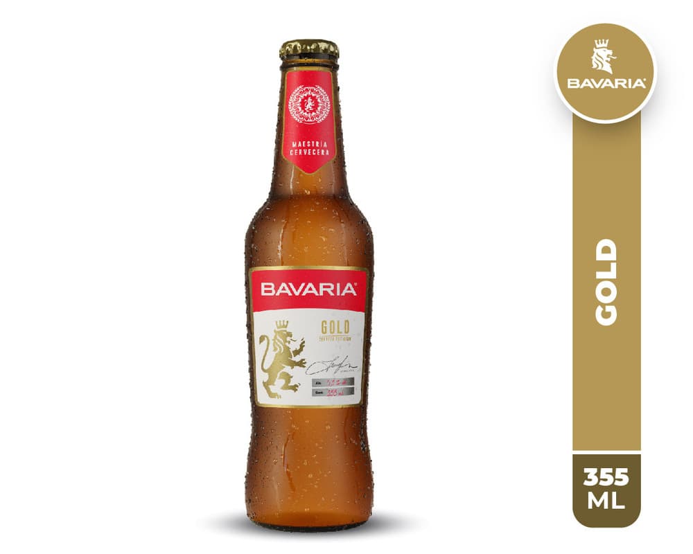 Cerveza Bavaria Gold Vidrio 355 ml
