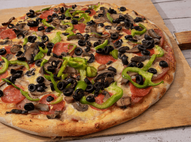 2 Pizzas 3 Ingredientes + Pan con Ajo