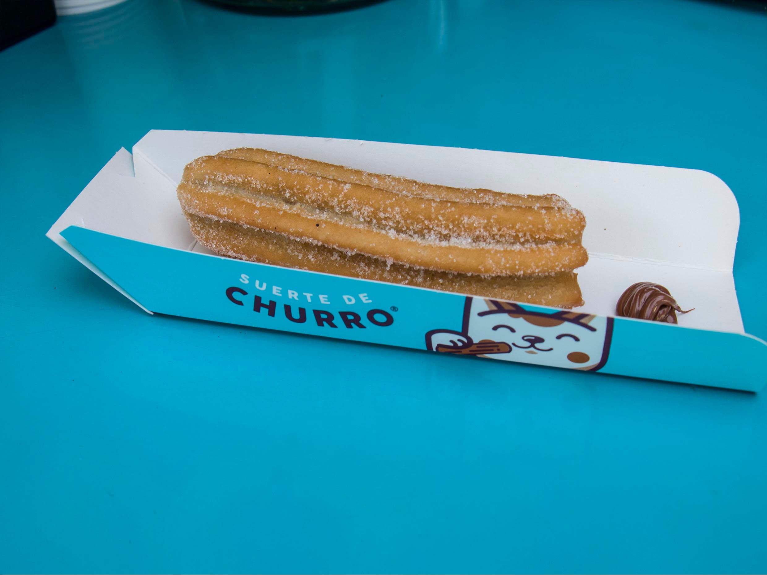 Churro Relleno de Nutella