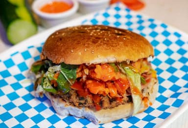 Combo-Búfalo, Hamburguesa y Papas