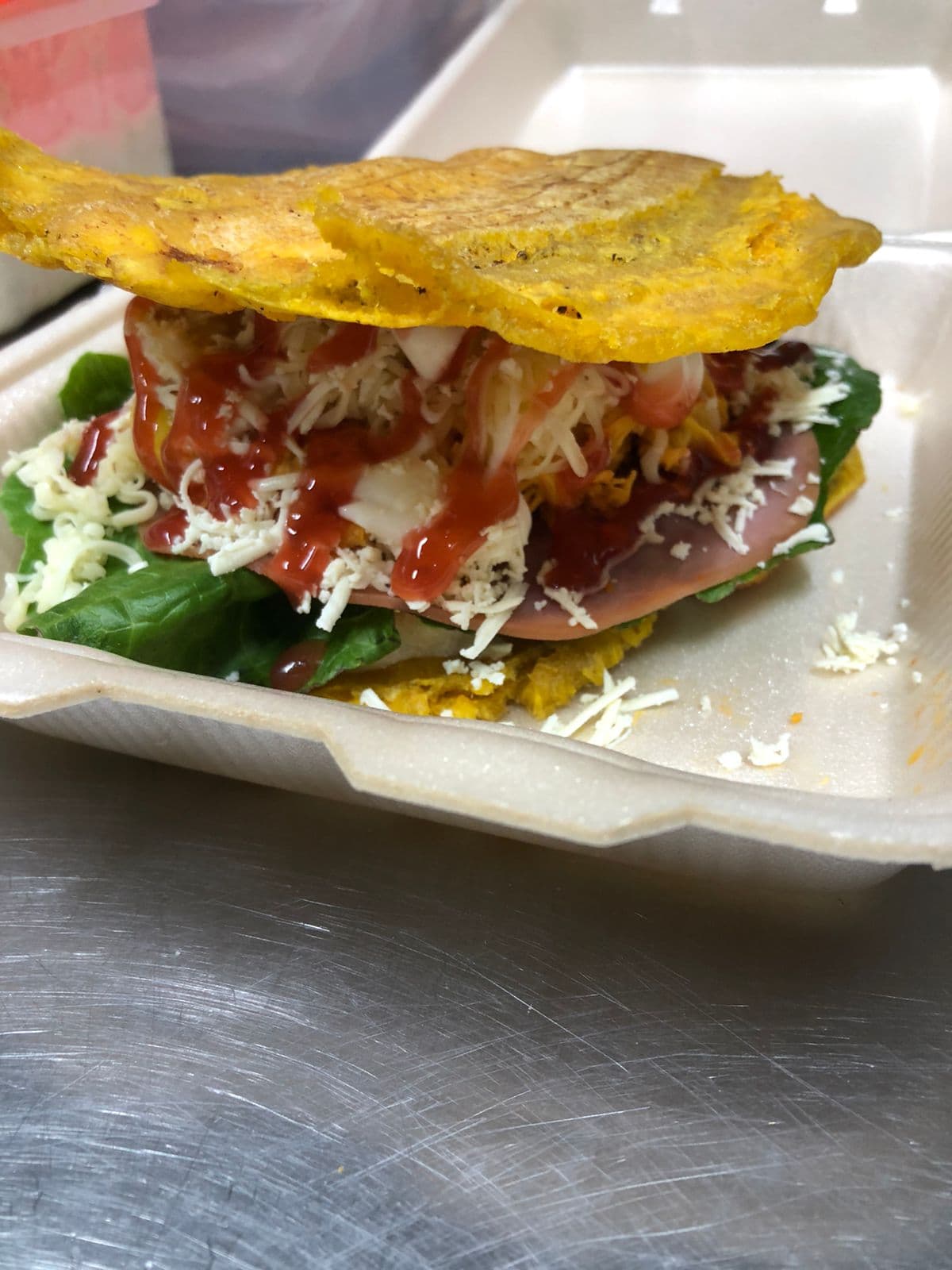 Patacón de Pollo