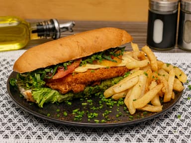 Sandwich de Pechuga Apanada