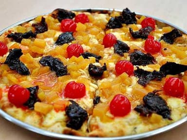 Pizza de Frutas Tropicales