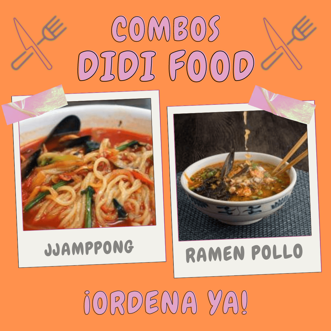 Combo-RAMEN POLLO + JJAMPPONG