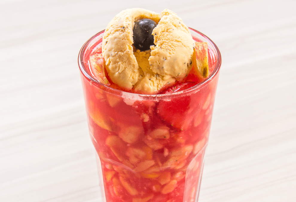 Salpicón con Helado