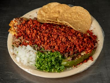 Huarache de Chorizo