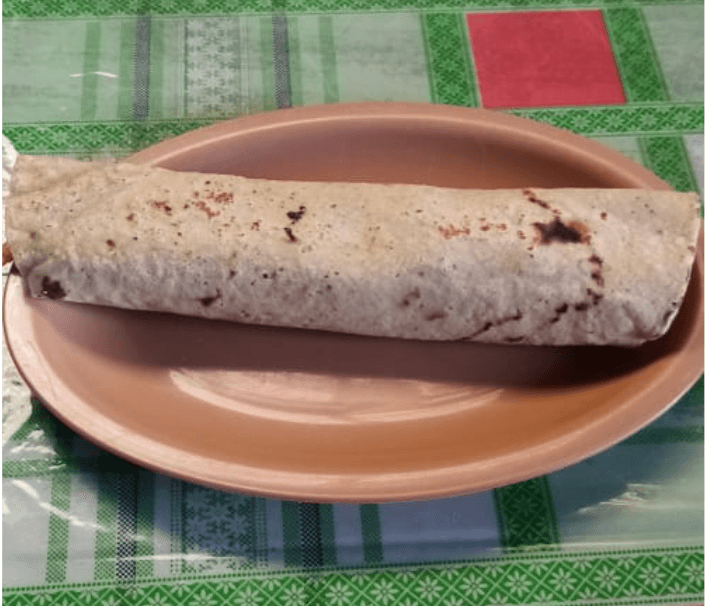 Taco Blando de Salsa de Chicharròn