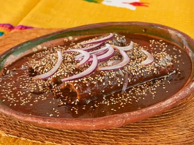 Enchiladas de Mole Poblano