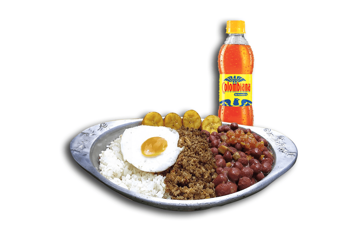 Menú Frijol + Gaseosa 400ml