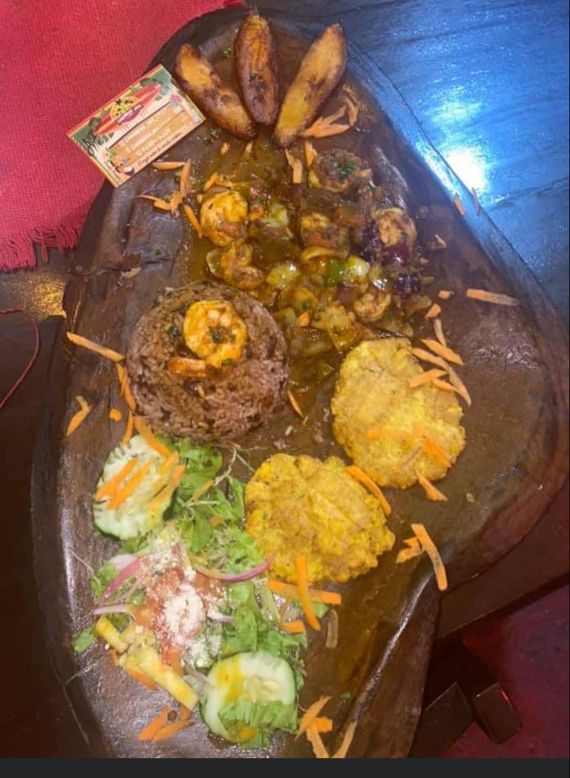 Beefsteak en Salsa Caribeña
