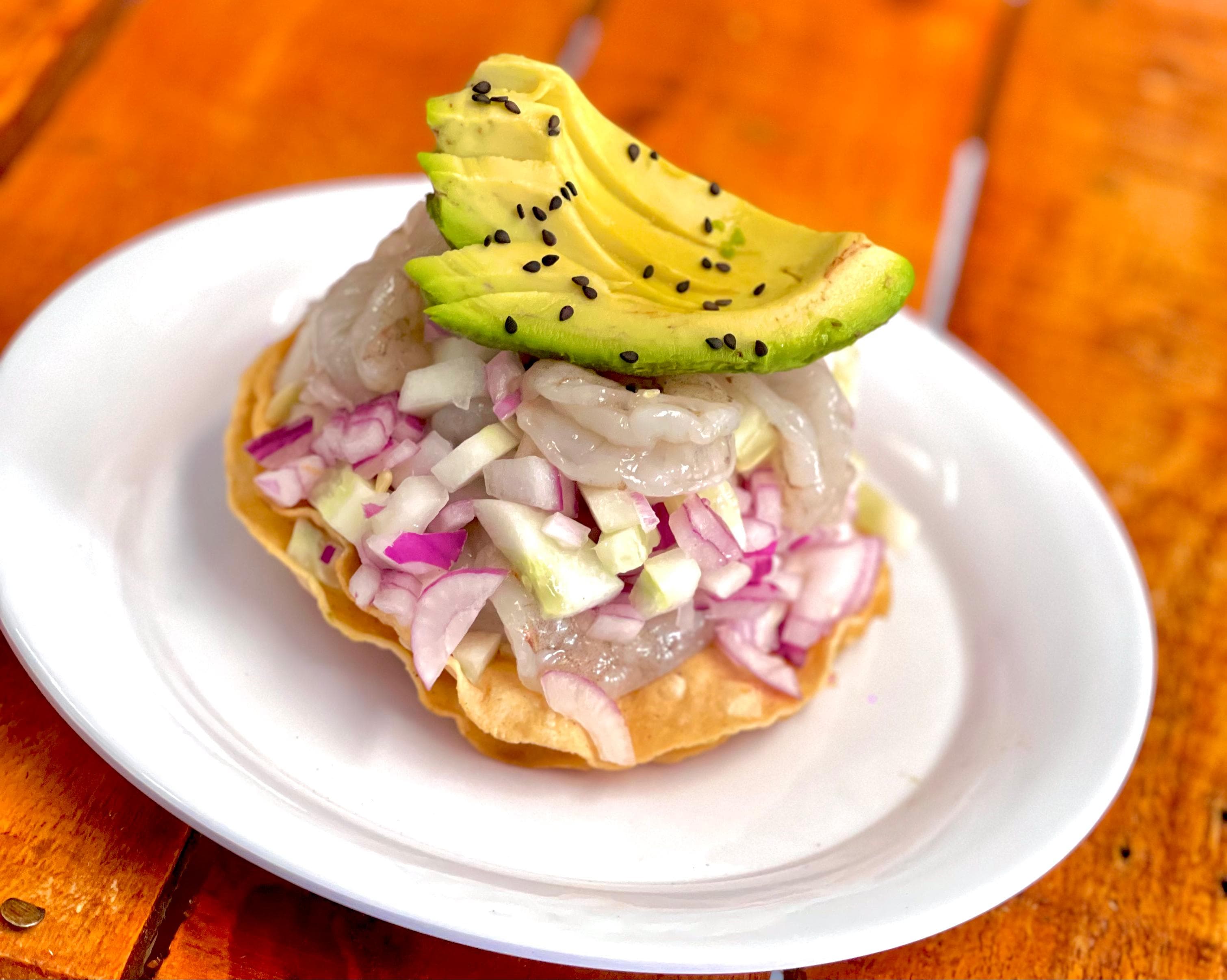 Tostada de Camaron