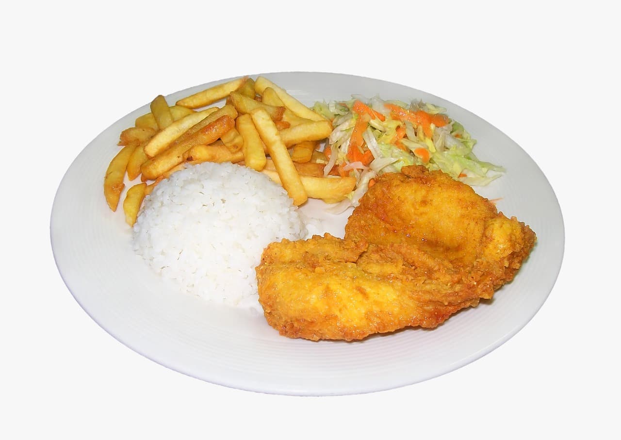 Bandeja con Chuleta o Filete de Cerdo