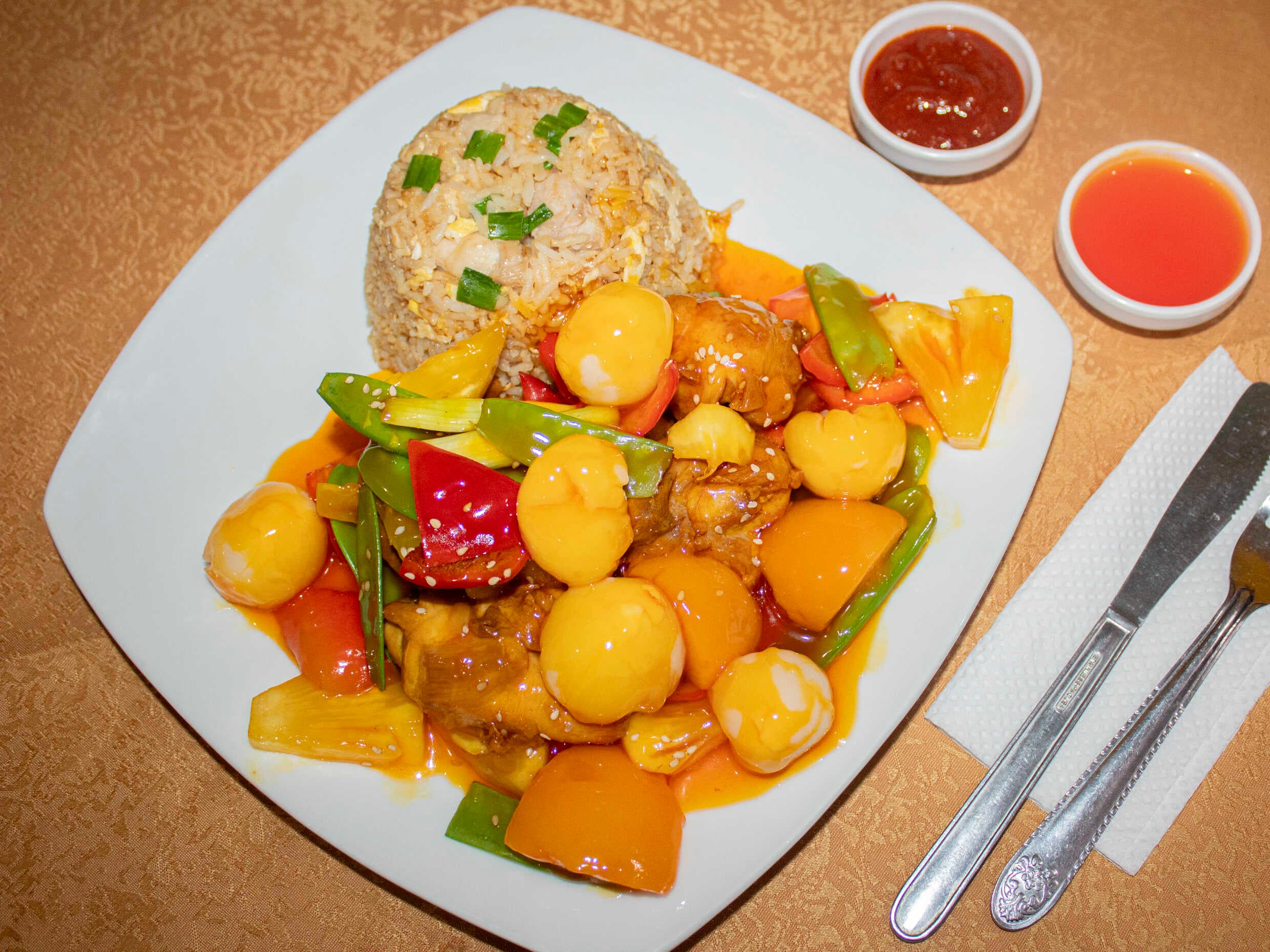 Pollo con Frutas
