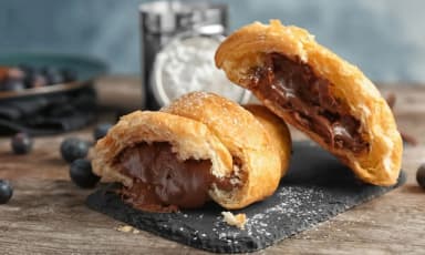 Croissant con Nutella
