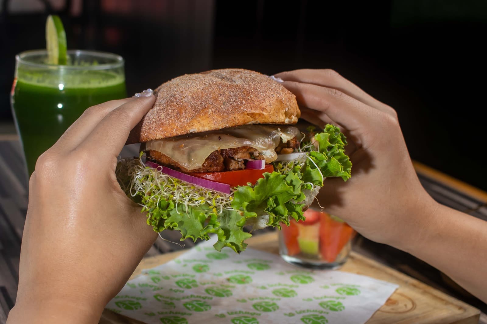 Hamburguesa Vegana