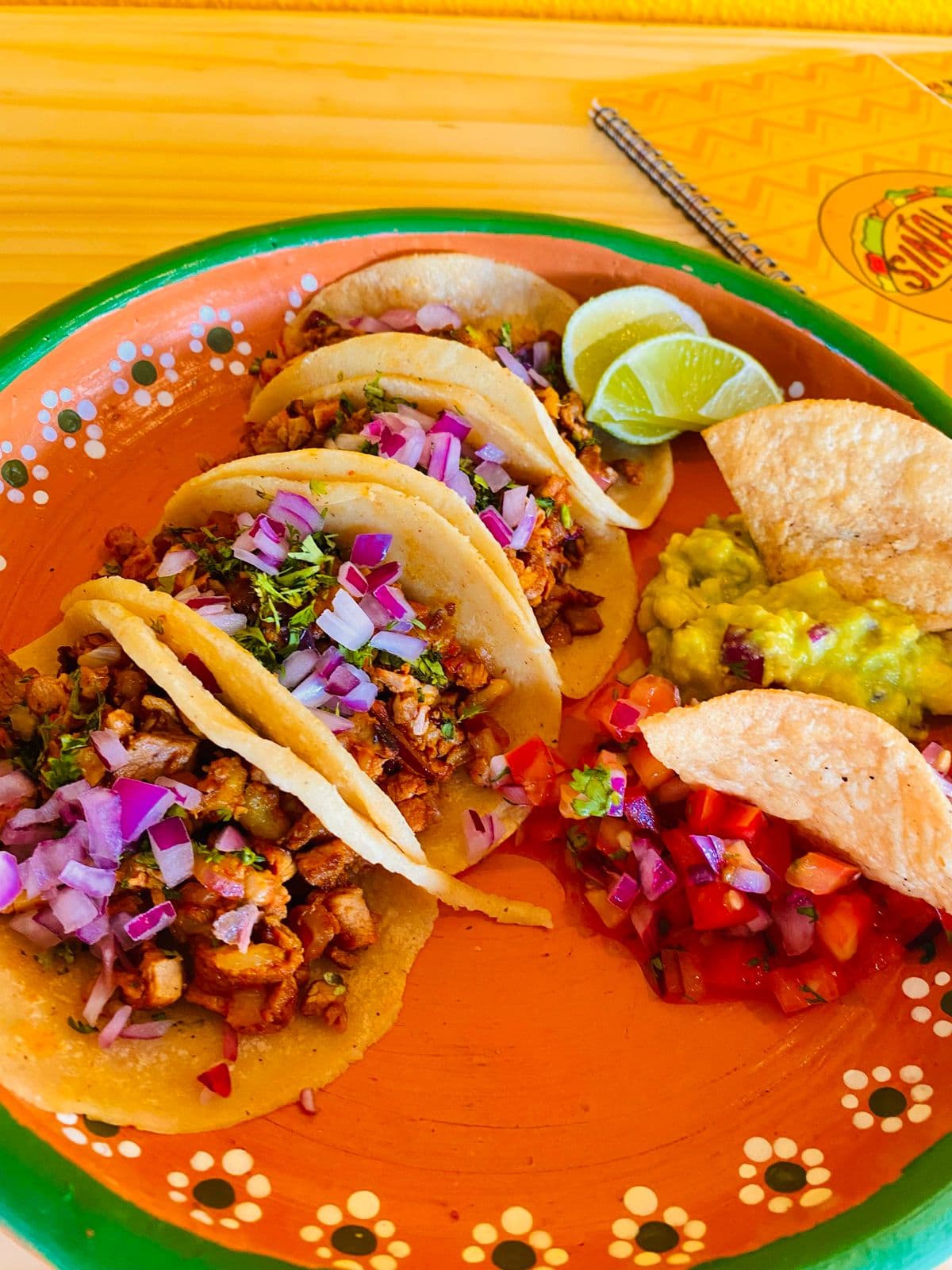 Tacos de chorizo x4