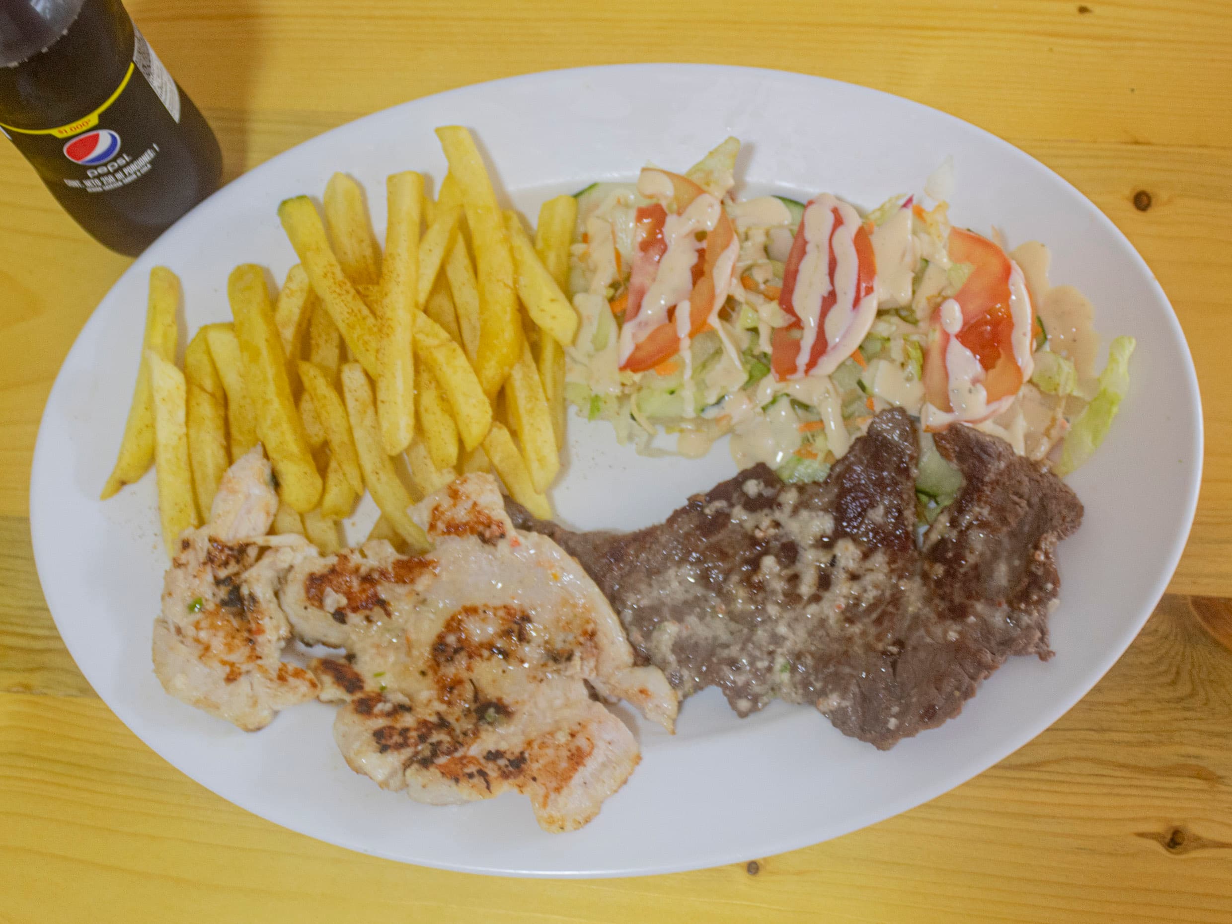 Mixto de Carne y Pollo