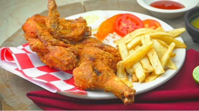 1/2  Pollo Frito