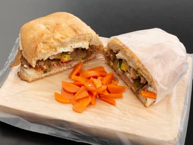 Torta Francesa +Papas +Bebida