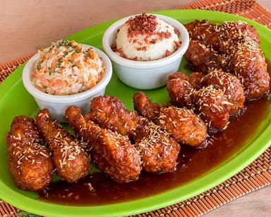 Camarones en Salsa BBQ de Coco 8 Piezas