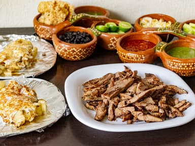 900 Gramos de Arrachera+ 2 Papas al Horno
