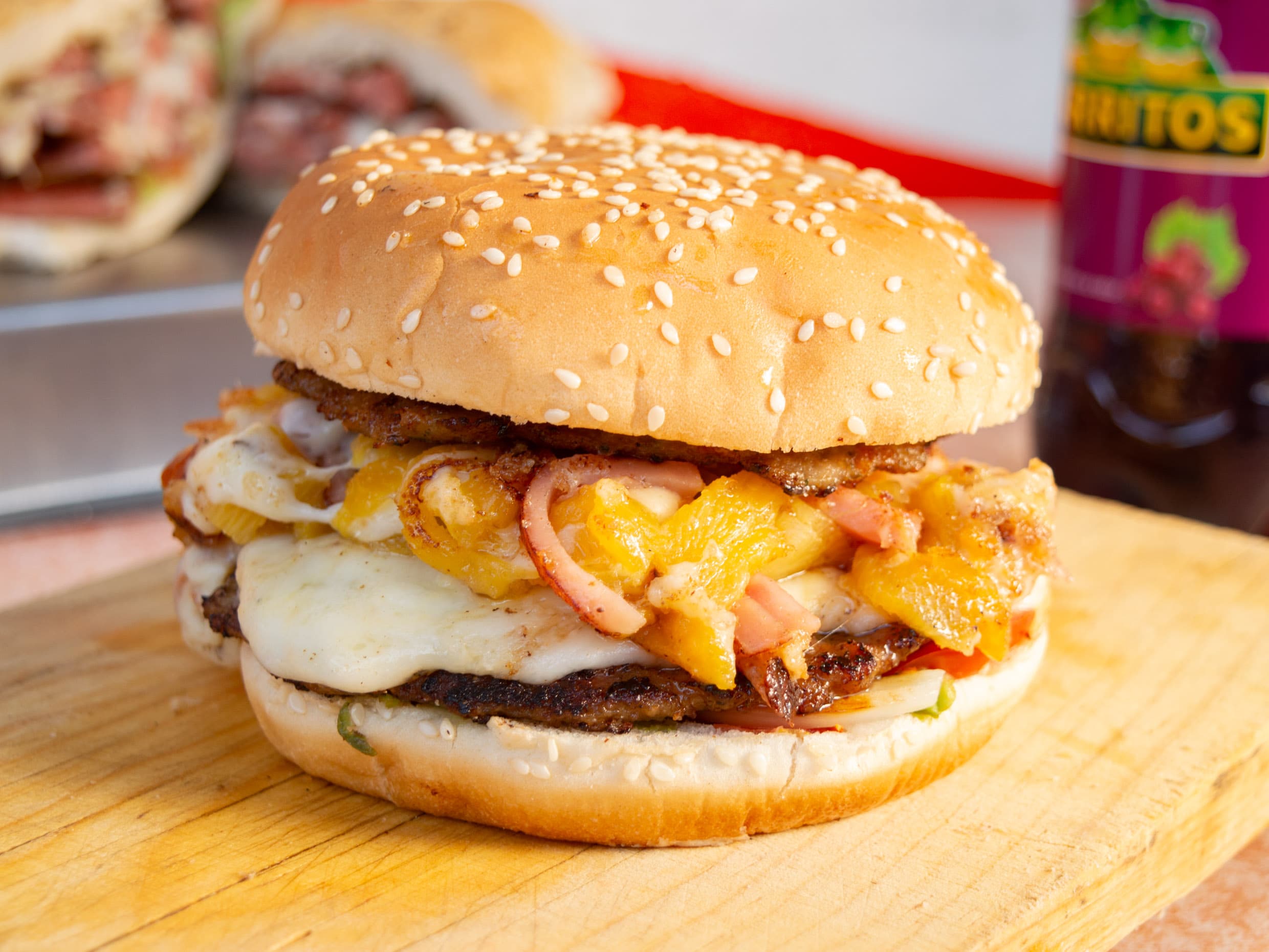 Hamburguesa Hawaiana