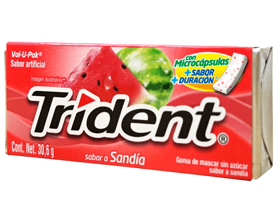 Chicle Sandia Trident Value Pack