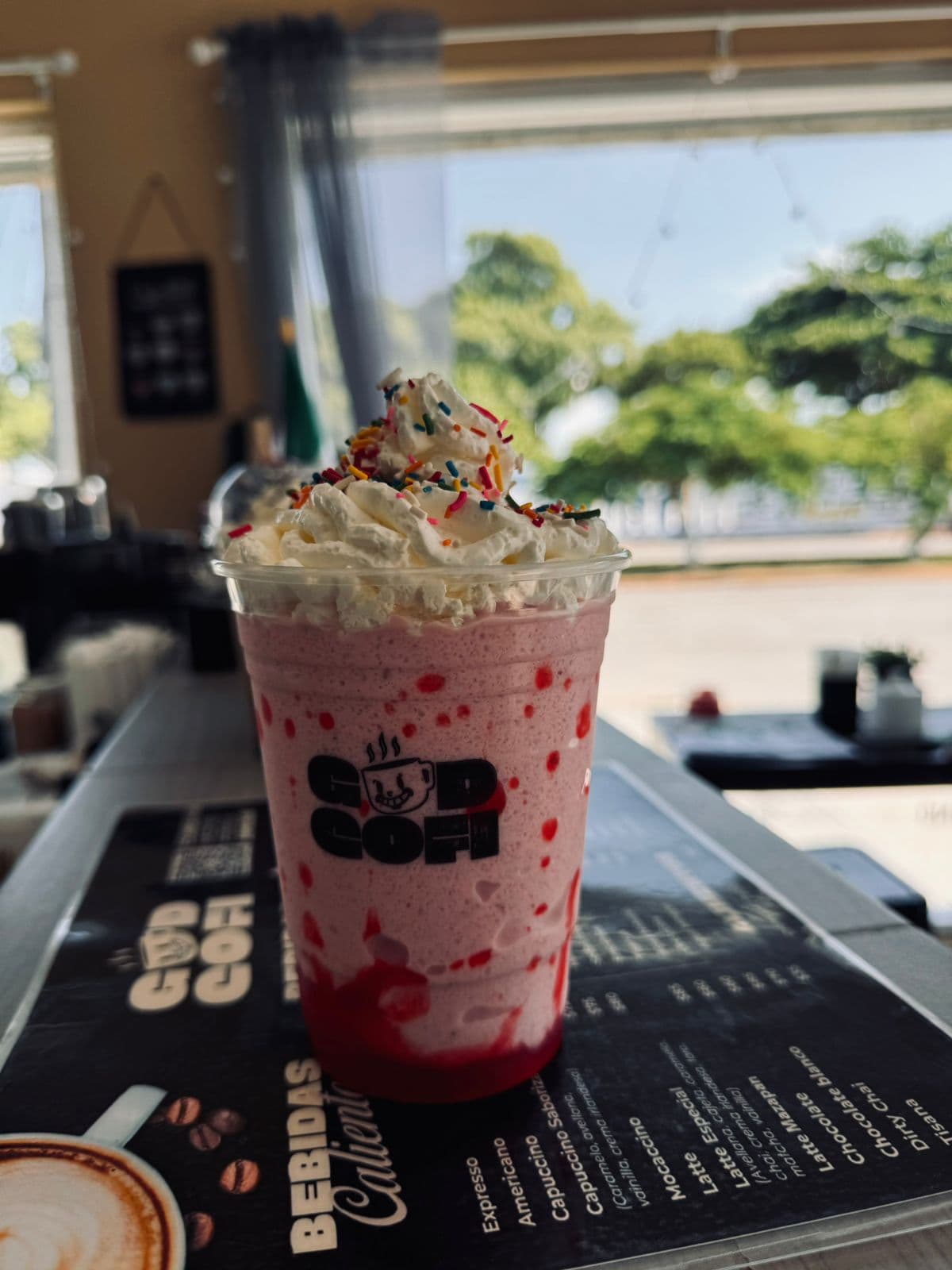 Fresas con Crema Frappé