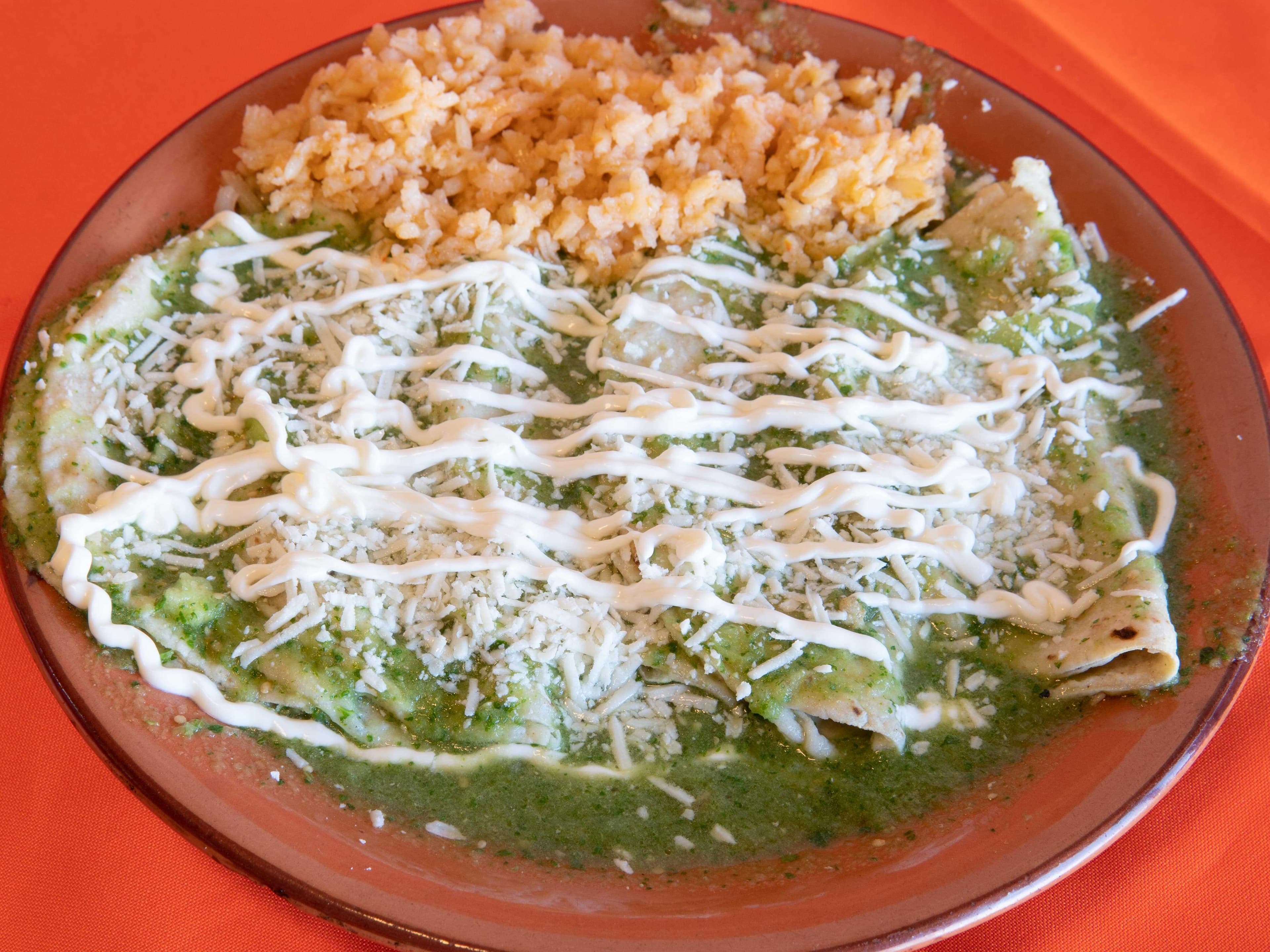 Enchiladas Verdes