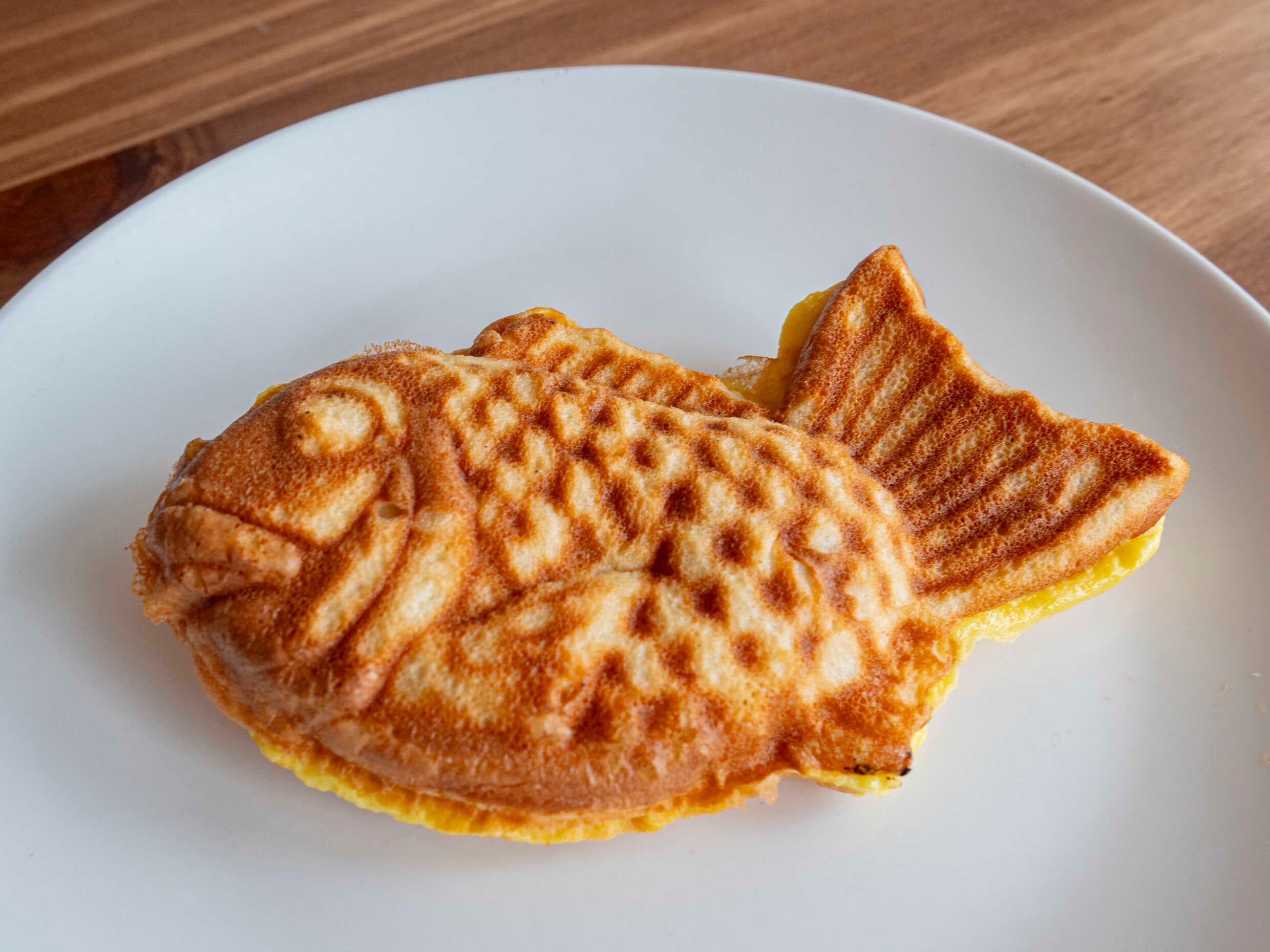 Taiyaki de Pizza de Jamón y Pepperoni