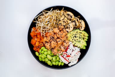 Poke de Filete de Salmón