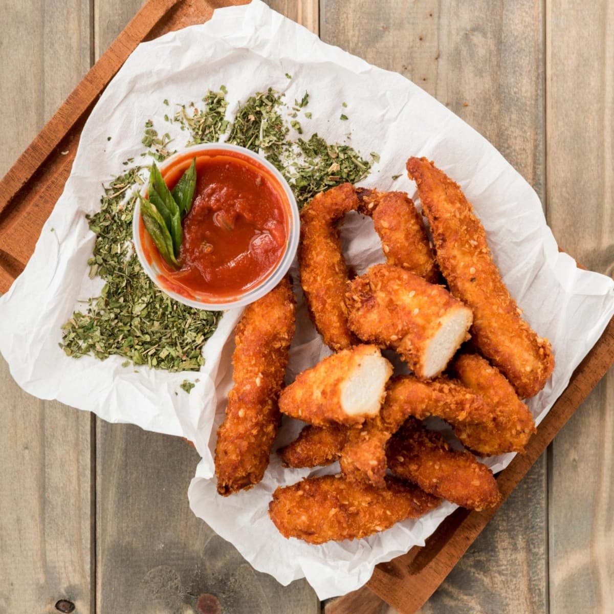 Tiras de Pollito