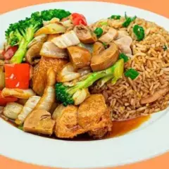 Champiñones con Pollo en Trozos