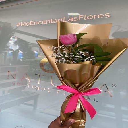 Tulipán de amor con 1 Ferrero