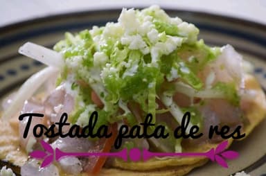 Tostada de Pata Res
