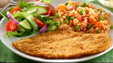2 Milanesas De Pollo Con Ensalada +  2 Limonadas