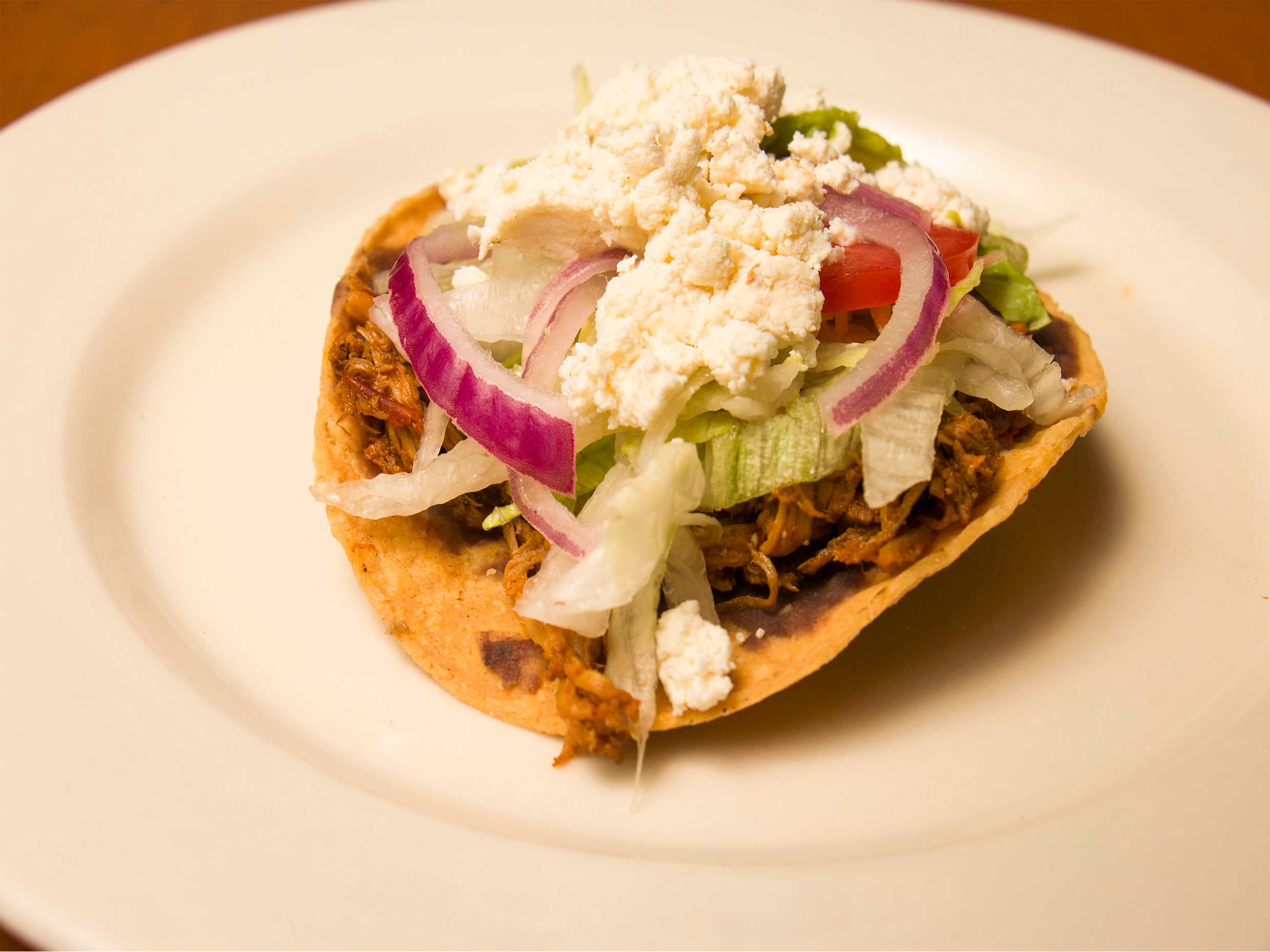 Tostada de Pierna