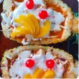 Piña Rellena de Mariscos
