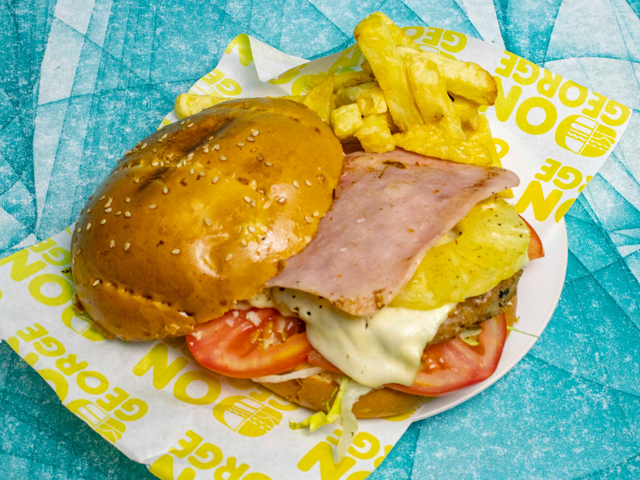 Hamburguesa Hawaiana