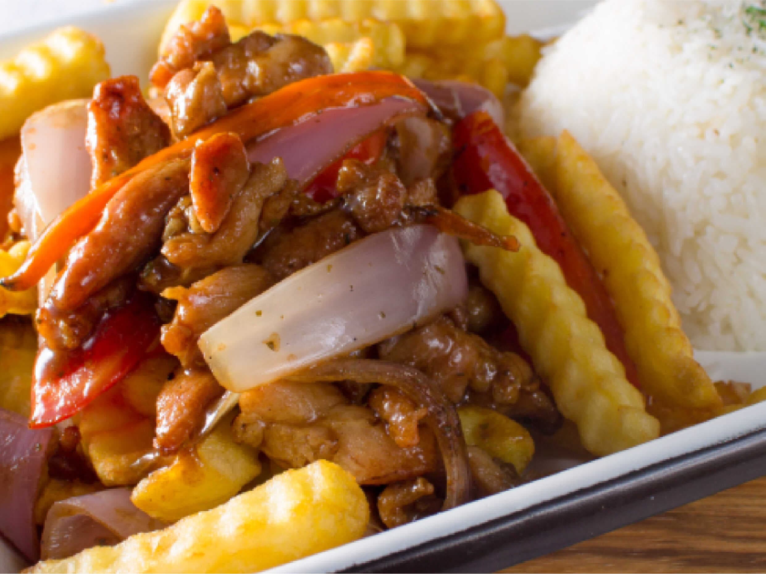 Fuente Pollo Saltado para 2