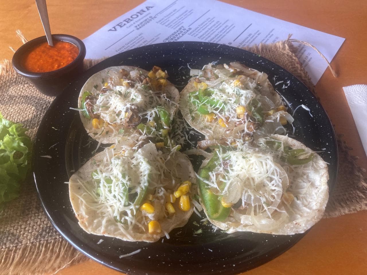 Tacos vegetarianos