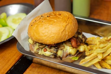 Hamburguesa Quesohongo