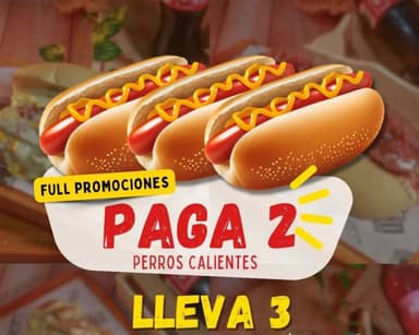 Combo 3x2 Perro Italiano