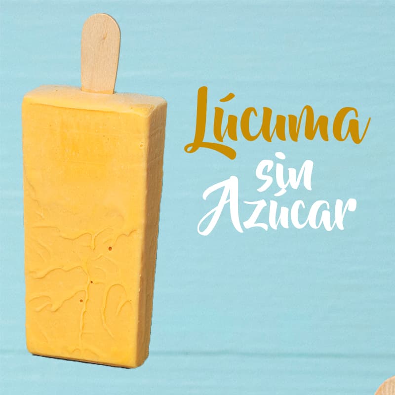 Paleta de Lúcuma Sin Azúcar