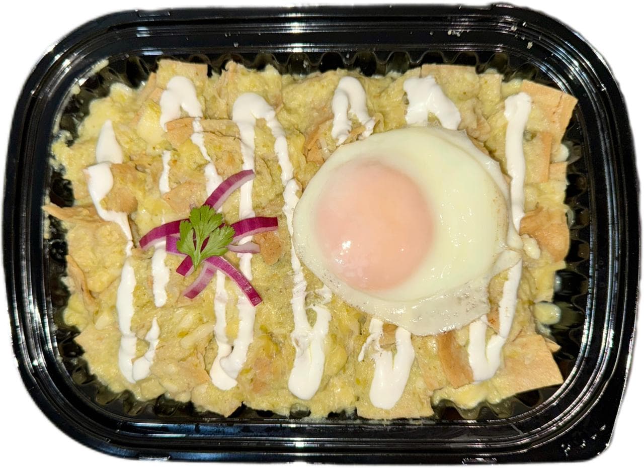 Chilaquiles Verdes con Huevo