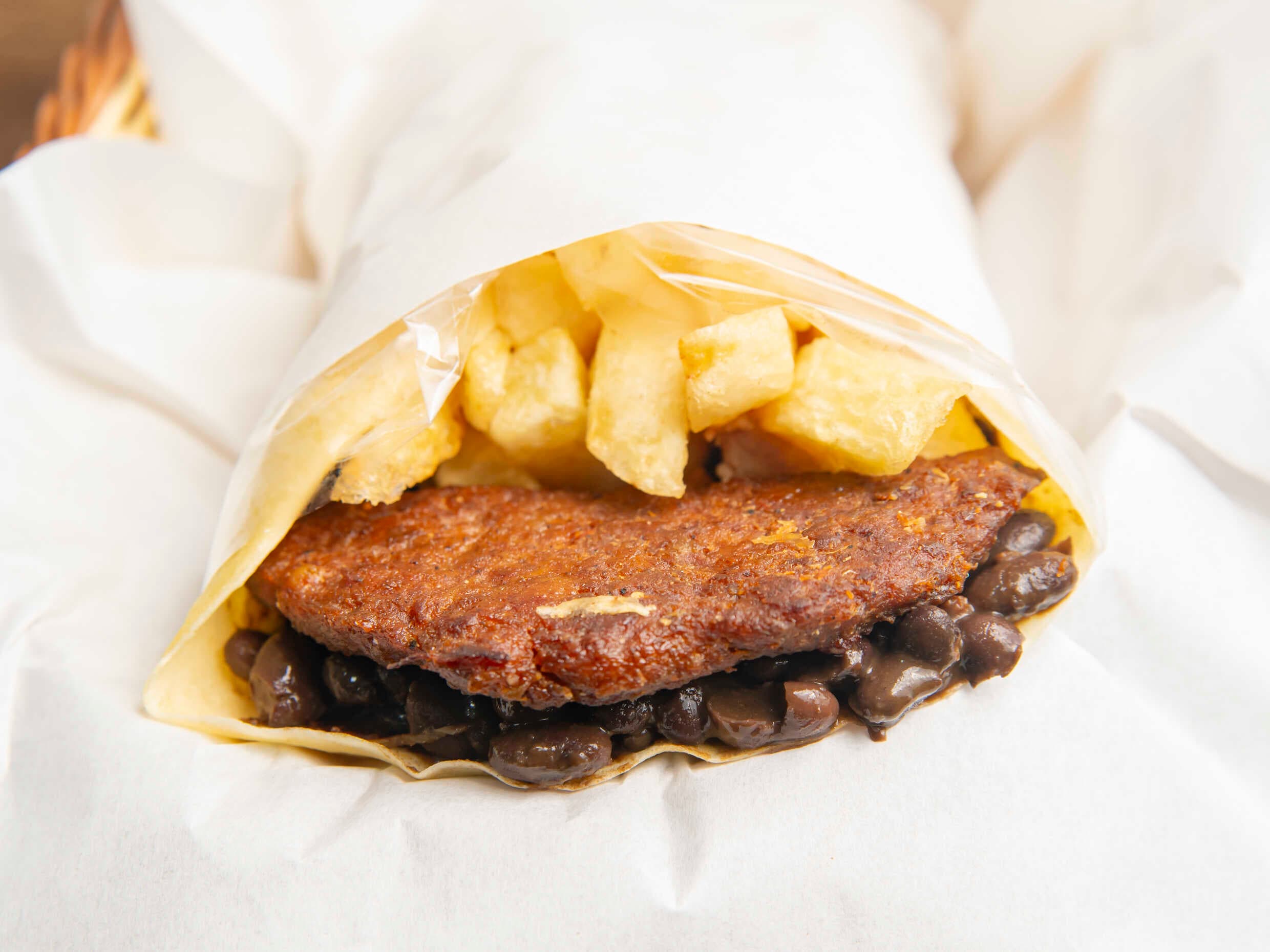 Taco de Hamburguesa de Carne