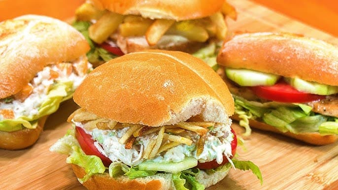 Sánguche Salpicón de pollo